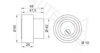LANCIA 5956109 Tensioner Pulley, timing belt